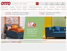 Tablet Screenshot of otto.de